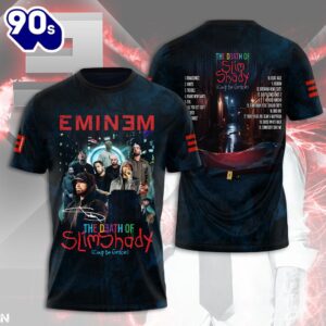 Marshall Mathers Eminem The Death Of Slim Shady Coup De Grace  All Over Print Rapper Shirt For Fans