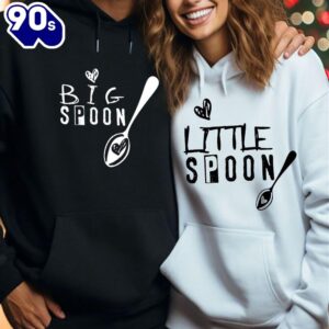 Matching Couple Hoodies Big Spoon…