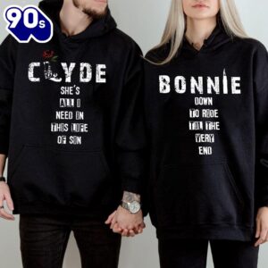 Matching Couple Hoodies Bonnie &amp…