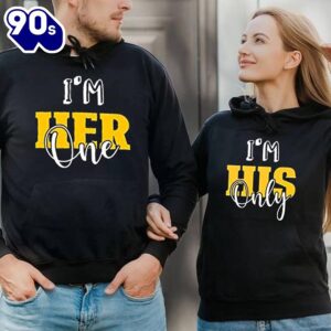 Matching Couple Hoodies I’m Her…