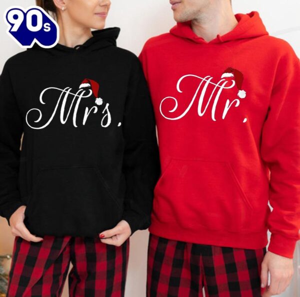 Matching Couple Hoodies Mr And Mrs Gift For Christmas