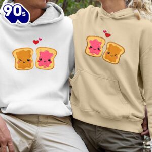 Matching Couple Hoodies Peanut Butter…