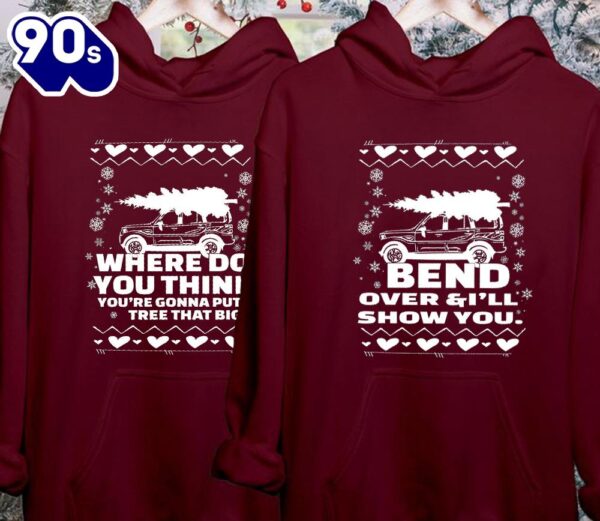 Matching Couple Hoodies Reveal Christmas Matching Set