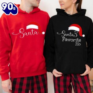 Matching Couple Hoodies Santa And…