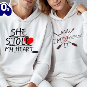 Matching Couple Hoodies She Stole…