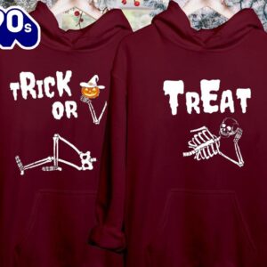 Matching Couple Hoodies Trick Or…