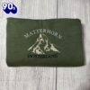 Matterhorn Switzerland Embroidered Sweatshirt Gift Christmas