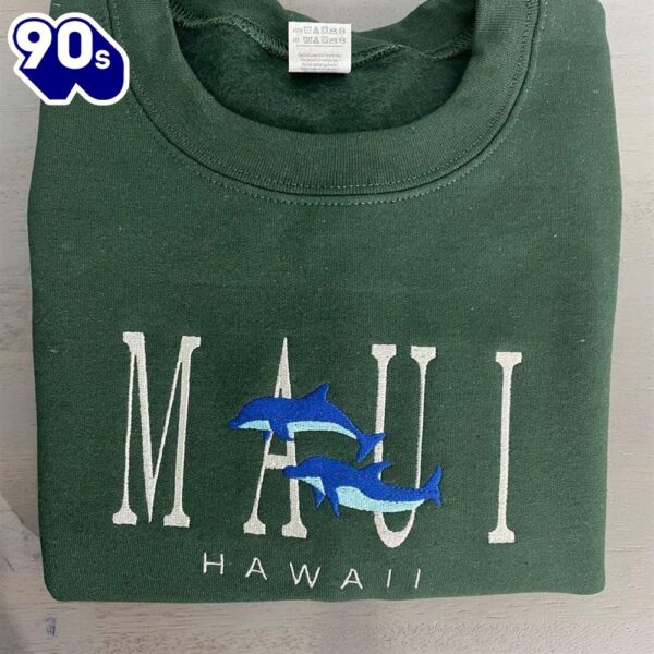 Maui Hawaii Custom Embroidered Sweatshirt Hawaii Gift Christmas