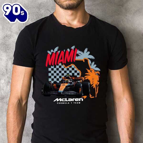 McLaren F1 Team 2023 F1 Miami Grand Prix Classic Unisex T-Shirt Gildan