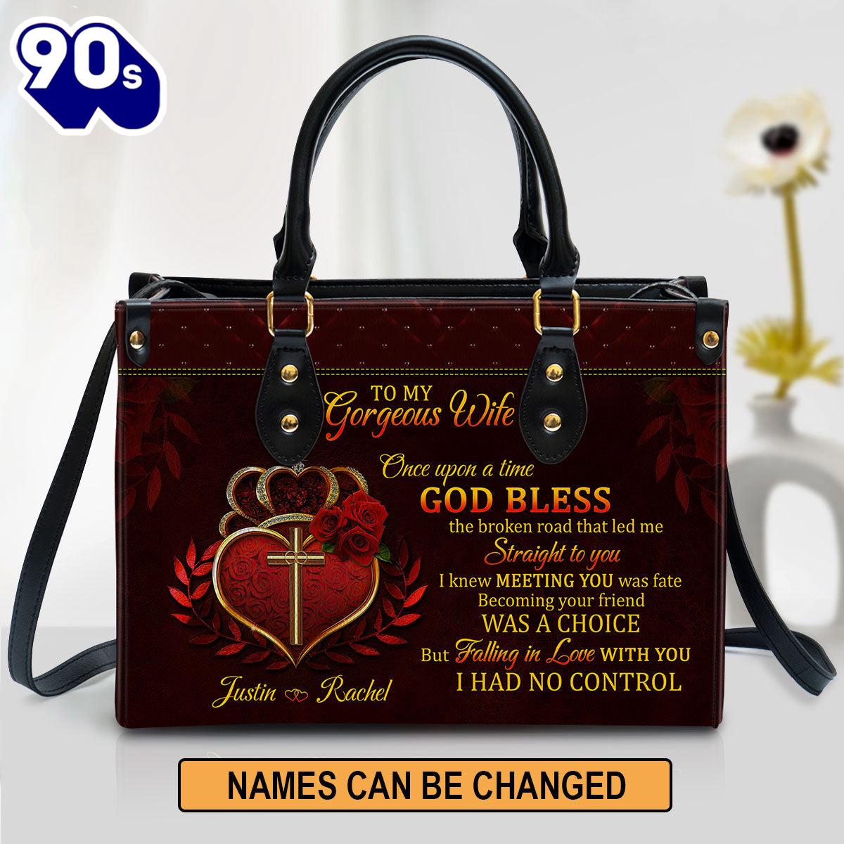 Meeting You Was Fate Christian Anniversary Gifts From Husband To Wife , Christian Bags Gift For Women Christmas Meeting You Was Fate Christian Anniversary Gifts From Husband To Wife , Christian Bags Gift For Women Christmas