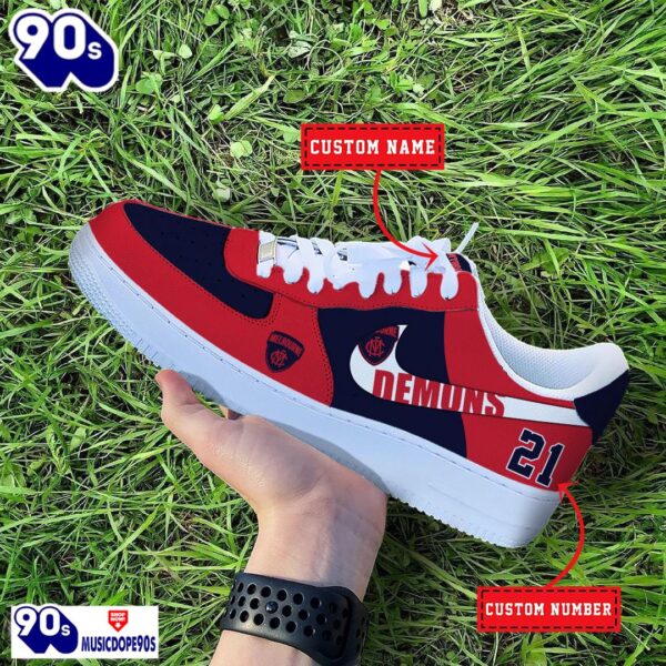 Melbourne Demons AFL Personalized Air Force 1 Shoes