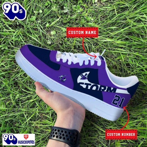 Melbourne Storm NRL Personalized Air Force 1 Shoes