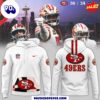 Men’s White San Francisco 49ers Throwback 2024 Hoodie