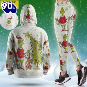 Merry Grinch Chirstmas - Combo Hoodie and Legging Xmas Custom