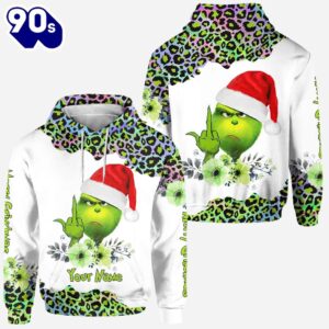 Merry Xmas Hologram - Personalized Stole Christmas Hoodie and Leggings