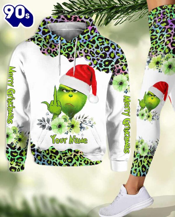 Merry Xmas Hologram – Personalized Stole Christmas Hoodie and Leggings