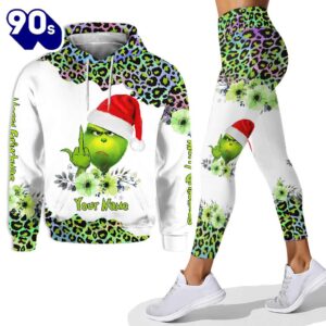 Merry Xmas Hologram - Personalized Stole Christmas Hoodie and Leggings