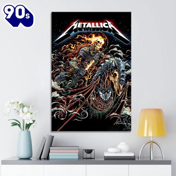 MET Band Rectangle Canvas With Inner Frame For Fans