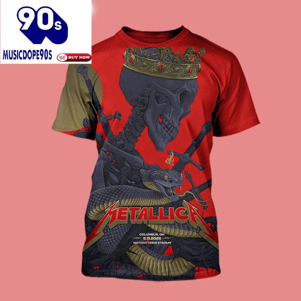 Metallica M72 Tour 2025 Tonight Show At Sonic Temple In Columbus Ohio At Historic Crew Stadium On May 11 2025 Shirt Metallica M72 Tour 2025 Tonight Show At Sonic Temple In Columbus Ohio At Historic Crew Stadium On May 11 2025 Shirt