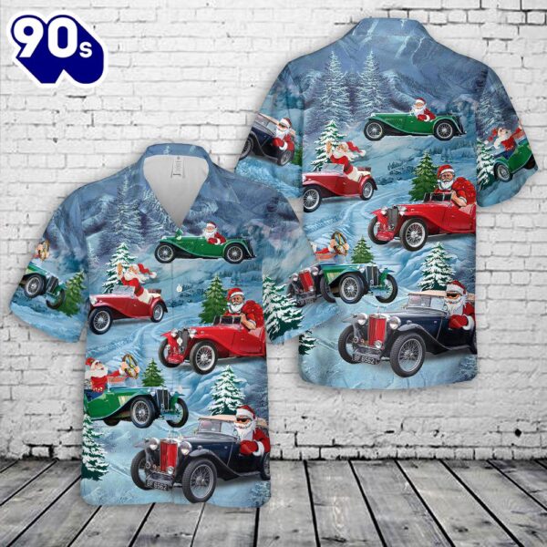 MG t-Type Midget 1947 Christmas Hawaiian Shirt