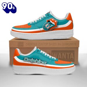 Miami Dolphins Air Sneakers Custom…