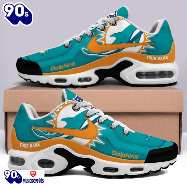 Miami Dolphins Customized Air Max Plus Shoes