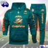 Miami Dolphins NFL 32 Teams Personlized Golden Logo Hoodie Set