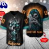Miami Dolphins NFL 3D Personalized Baseball Jersey Shirt For Fans