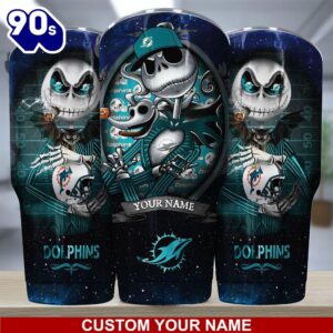 Miami Dolphins NFL-Custom Tumbler Jack…