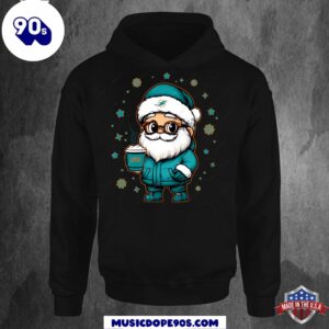 Miami Dolphins Santa Christmas Football…