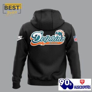 Miami Dolphins Throwback Black Hoodie, Jogger, Cap