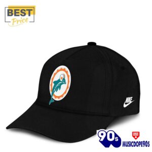 Miami Dolphins Throwback Black Hoodie, Jogger, Cap