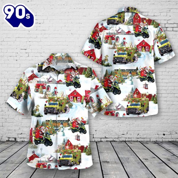 Miami, Florida, Hatzalah South Florida EMS Christmas Hawaiian Shirt