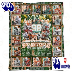 Miami Hurricanes 98th Anniversary 1926-2024…