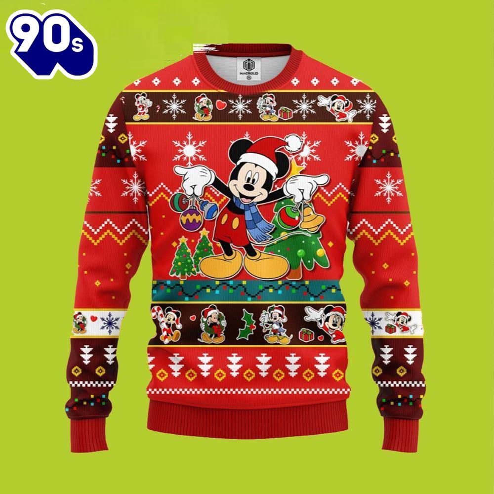 Mice Mickey Xmas Ball Disney Ugly Christmas Sweater Gift Christmas Mice Mickey Xmas Ball Disney Ugly Christmas Sweater Gift Christmas