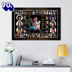 Michael Jackson Rectangle Canvas With…