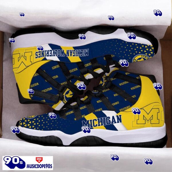 Michigan Wolverines Football Team Air Jordan 11 Best Sneakers For Men Women Fans