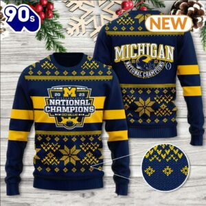 Michigan Wolverines Ugly Sweater