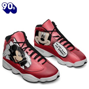 Mickey Air Jordan 13 Sneakers Comic Style Shoes