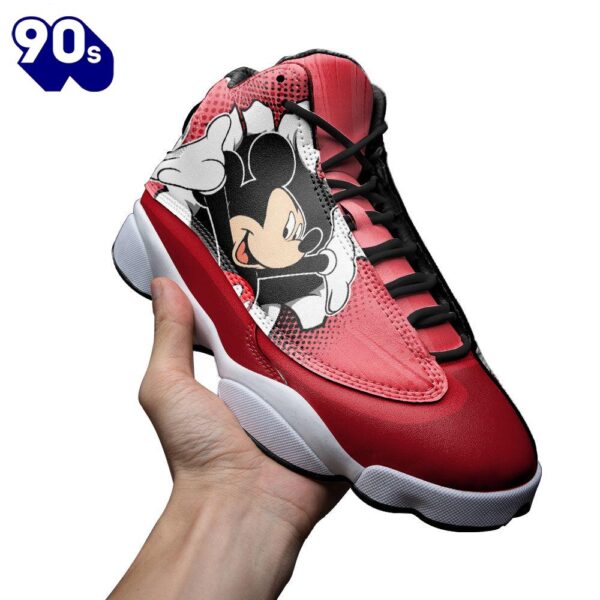 Mickey Air Jordan 13 Sneakers Comic Style Shoes