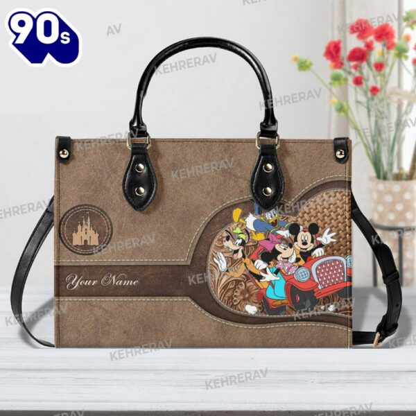 Mickey and Friends Leather Handbag