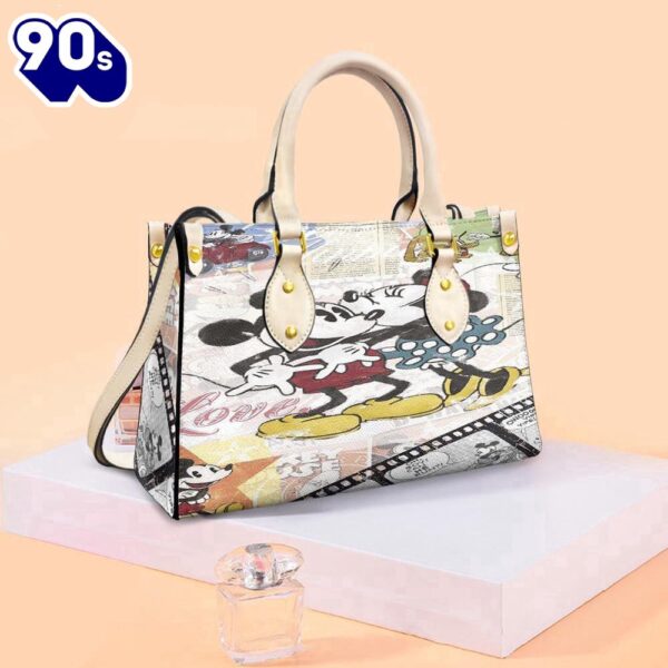 Mickey And Minnie Mouse Disney Fashion Lady Handbag