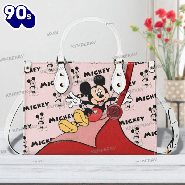 Mickey Funny Leather Handbag