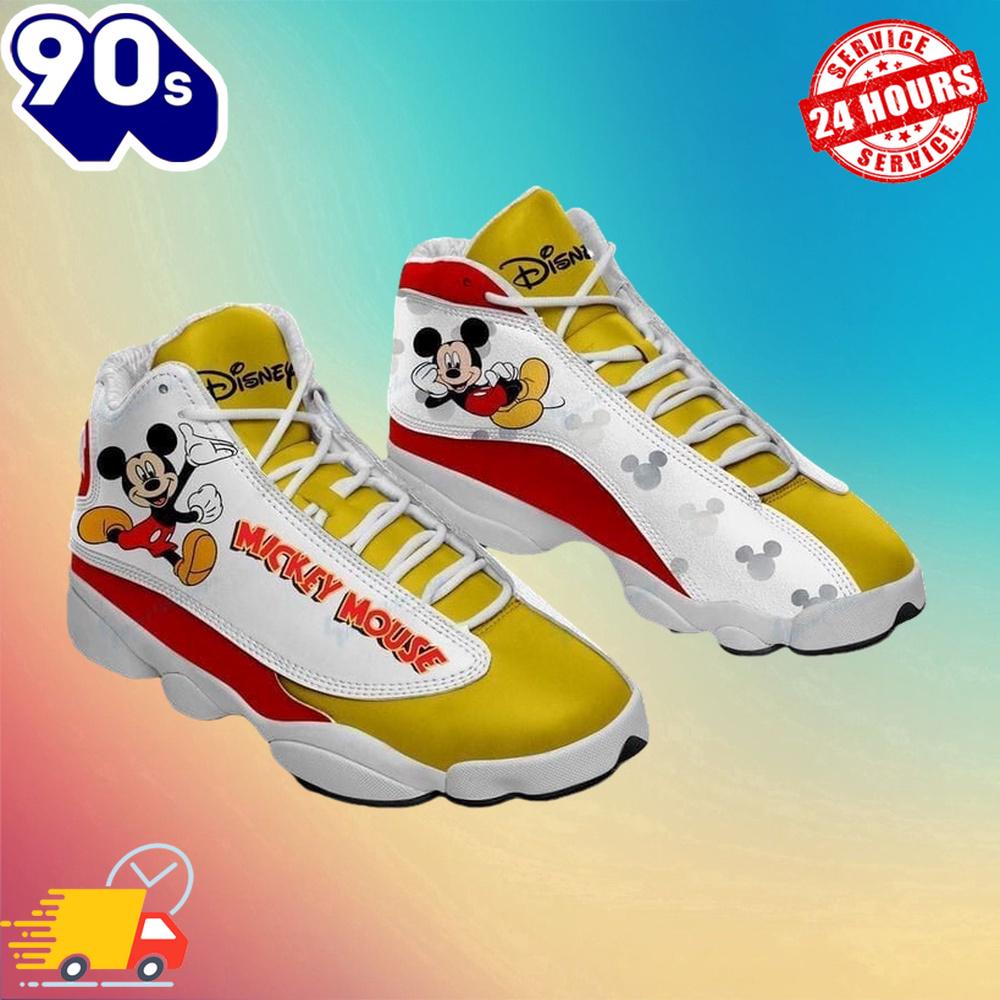 Mickey Mouse Air Jordan 13 Sneakers Mickey Mouse Air Jordan 13 Sneakers