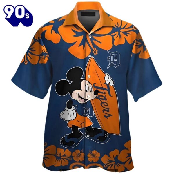 Mickey Mouse Disney Detroit Tigers Hawaii Shirt