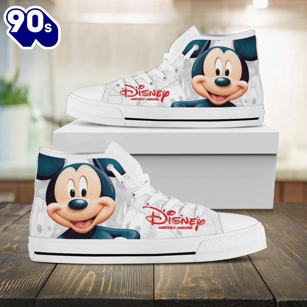 Mickey Mouse Donald Daisy Duck High Top Shoes Elite High Cut Shoes For Fans New Canvas Shoes Mickey Mouse Donald Daisy Duck High Top Shoes Elite High Cut Shoes For Fans New Canvas Shoes