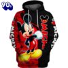 Mickey Mouse Themed Hoodie And Leggings Set