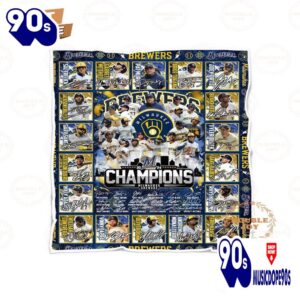 Milwaukee Brewers 2024 Champions Blanket