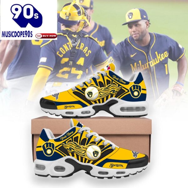 Milwaukee Brewers Custom TN Air Max Plus Shoes For Fans
