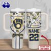 Milwaukee Bucks NBA Custom Stanley Quencher 40oz Stainless Steel Tumbler